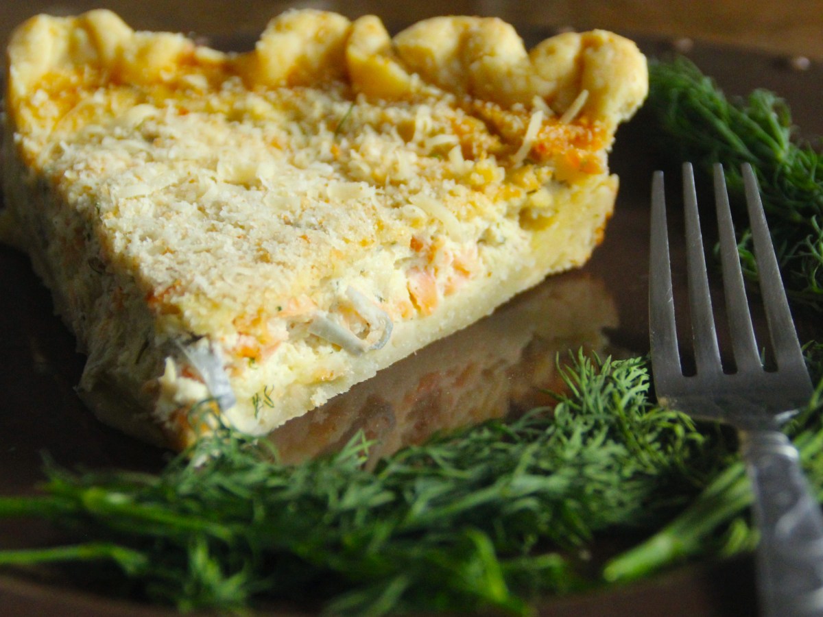 Smoked Salmon and Dill&nbsp;Quiche